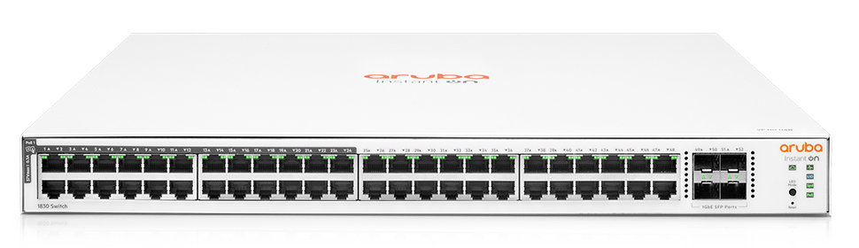 Aruba Instant On 1830 48G 24p Class4 PoE 4SFP 370W Switch